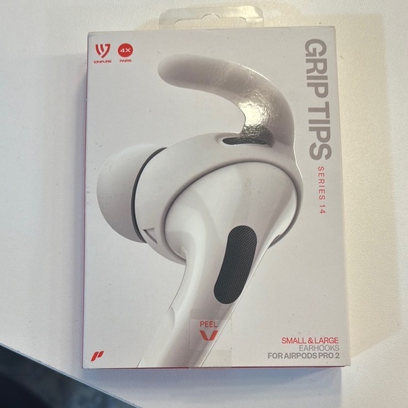 Other - White and Black Grip Tips for AirPods Pro 2